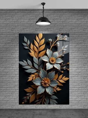 Petmudo AVM Çiçek Cam Tablosu Ev Dekorasyon,balkon Dekorasyonu,dekoratif,duvar Tablo,mutfak Tablo,hediyelik