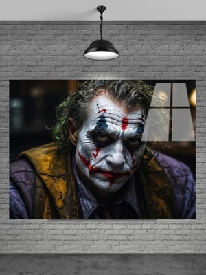 Petmudo AVM Joker Cam Tablo Ev Dekorasyon,balkon Dekorasyonu,dekoratif,duvar Tablo,mutfak Tablo