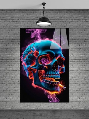 Petmudo AVM Neon Kuru Kafa Cam Tablo