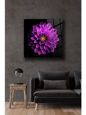 Petmudo AVM Mor Lotus Cam Tablo | Hediyelik, Dekoratif, Ofis, Mutfak