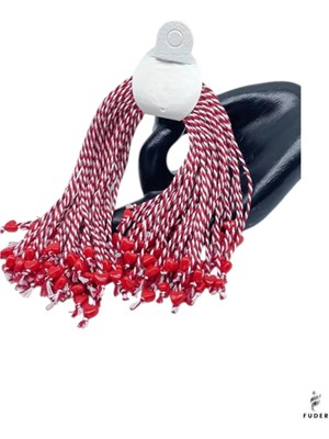 Fuder Kırmızı Kalp Marteniçka Bileklik (25 Adet)