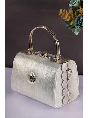 Weem Bag Elysara EB0170 | Sindirella Çift Metal Saplı Tarz Portföy Çanta