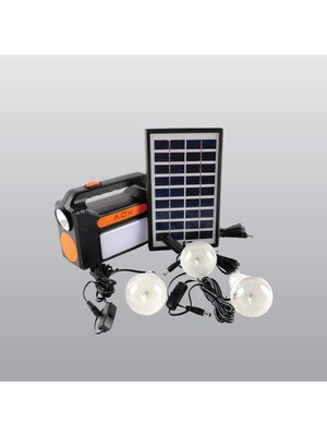 Kassel Aydınlatma Ack Solar Güneş Panelli Şarjlı Kamp Aydınlatması