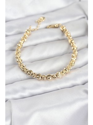 Ayder Timya Dorika Model Pirinç Kadın Bileklik - TJ-BB8170 TG/Tmya1395 226983