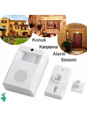 Hsc Bilişim Kablosuz Hareket Sensörlü Konuk Karşılama Kapı Alarm Sistemi Seti