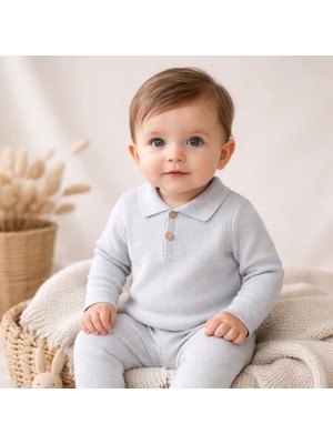 Nipperland 8288N - Petıt Élégant – Erkek Polo Yaka Takım (3 • 6 • 9 • 12 Ay)