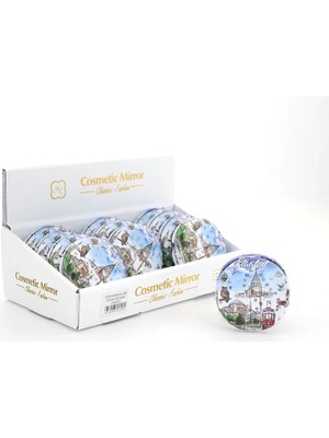 Hsc Bilişim Taşlı Istanbul Tasarımı El Aynası Kalın ALK2492