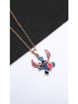 Serenity Lilo Stitch Çelik KOLYE05