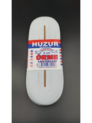 İlk El Grup Ieg™ Beyaz - 2cm Paça Lastik Yassı Geniş 10MT ()