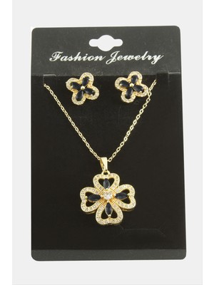 İlk El Grup Ieg™ Çiçek Zirkon Taşlı Set Kolye