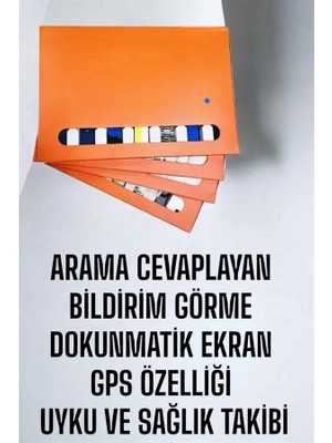 İlk El Grup Ieg™ Akıllı Saat 7 Kordonlu Bildirim Görebilen Metal Kordon Gps Özelliği