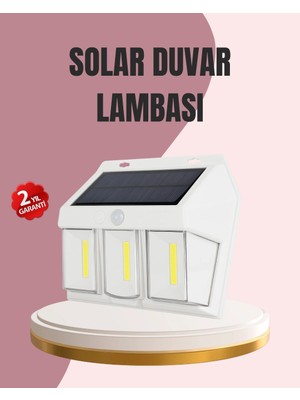 İlk El Grup Ieg™ Güneş Enerjili Bahçe ve Duvar Aydınlatma – BK-618-3 LED Lamba