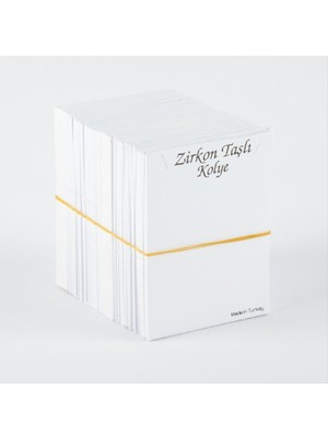 İlk El Grup Ieg™ Zirkon Kolye Kartı