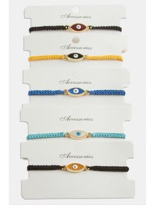 İlk El Grup Ieg™ Nazar Makrome Örgülü Bileklik