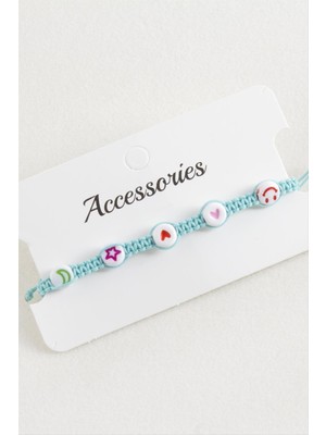 İlk El Grup Ieg™ Emoji Makrome Örgülü Bileklik