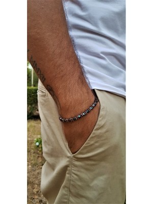 Hardal Hematit Erkek Bileklik