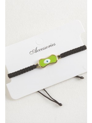 İlk El Grup Ieg™ Oval Nazar Makrome Örgülü Bileklik