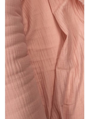 İlk El Grup Ieg™ Çok Amaçlı Müslin Pamuklu Bebek Örtü ve Battaniye Kumaşı Müslin Bez Pudra 30K