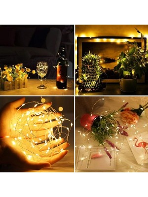 İlk El Grup Ieg™ Sarı Peri LED Flaşlı Işık – 3 Metre Dekoratif Oda ve Organizasyon Aydınlatması ()