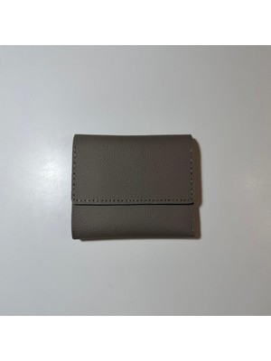 Hakiki Deri Kadın Cüzdan Orta Boy Vizon