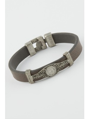 İlk El Grup Ieg™ Tuğra Suni Deri Bileklik