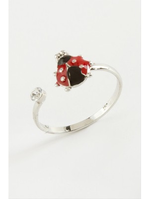 İlk El Grup Ieg™ Uğur Böceği Mineli Taşlı Yüzük