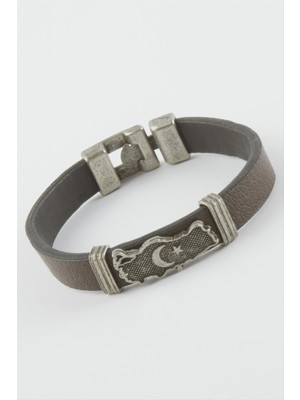 İlk El Grup Ieg™ Ay Yıldız Suni Deri Bileklik