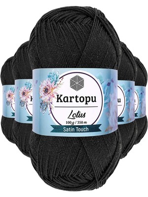 İlk El Grup Ieg™ 5 Adet Lotus Bikini Büstiyer Bluz Örgü Ipi  K940 Siyah