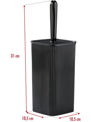 İlk El Grup Ieg™ Wc Fırçası & Tuvalet Fırçası Siyah 2 Parça Royaleks