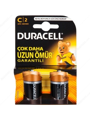 İlk El Grup Ieg™ Duracell Alkalin C Orta Boy Pil 2'li Paket