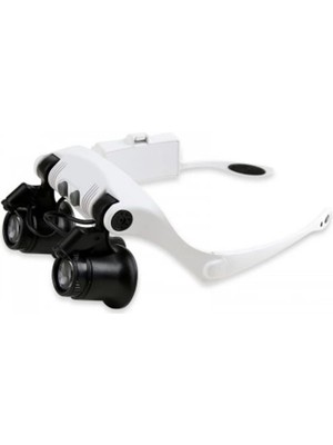 Starseven Kuyumcu,saat Onarım Için 10X15X20X25X Mercekli Gözlük BÜYÜTEÇ9892G3A