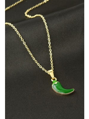 Freedom Store Biber Uçlu Mineli Kolye