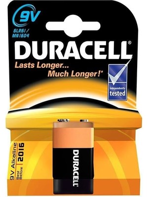 İlk El Grup Ieg™ Duracell 9 Volt Alkalin Pil
