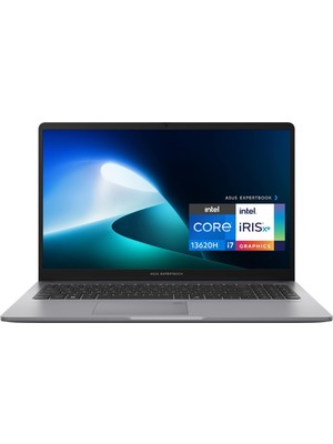 Asus B1503CVA I7-13620H 16 GB 1 Tb SSD Windows 11 Pro 15.6" Full Hd Taşınabilir Bilgisayar S75438CB3