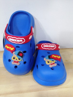 Gezer Yeni Sezon Rahat Taban Eva Köpek Desenli Çocuk Cross Terlik