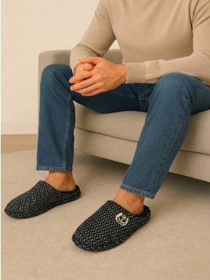 Alb Terlik Ayakkabı Erkek Ev Terliği – Yumuşak Tabanlı, Kışlık ve Kaymaz Model