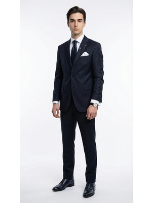 Plus Scorpion Erkek Klasik Takım Elbise 8 Drop – 2 Düğmeli, Tek Yırtmaçlı,klasik Yaka, Slim Kesim