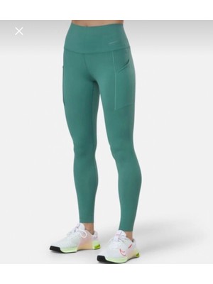 Nike Dri-Fit Universa Medium-Support High-Waisted Full-Length Training Yüksek Belli Toparlayıcı Yeşil Kadın Tayt DQ5996-361