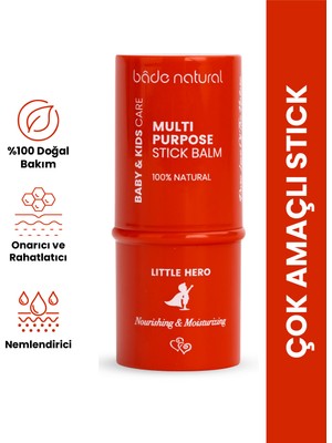 Bade Natural Little Hero Stick %100 Doğal Onarıcı ve Rahatlatıcı Çok Amaçlı