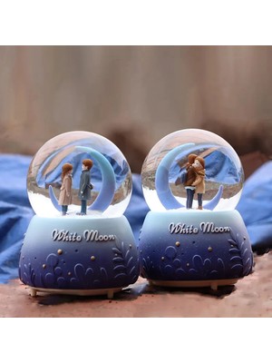 İntora Sevimli Çift Pilli Işıklı Kar Küresi