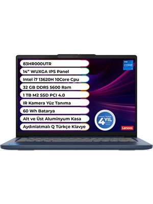 Lenovo Ideapad Slim 5 14IRH10 Intel Core I7 13620H 32 GB 1 Tb SSD Freedos 14 Inç IPS 83HR000UTR