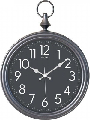 altabi Dekoratif Duvar Saati Füme Renk 29 cm