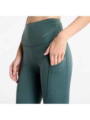Nike Go Firm-Support High-Waisted With Pockets Running Yüksek Belli Toparlayıcı Yeşil Kadın Tayt DQ5668-338