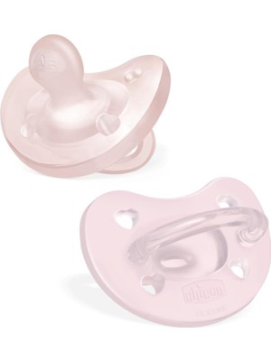 Chicco Physioforma Soft 2'li Silikon Emzik 2-6 Ay Kız