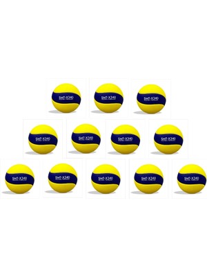 Summit SMT-X340 Voleybol Topu 12’li Set | Kulüp ve Okul Için Antrenman Topu