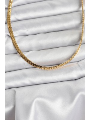 Lowell Home 316L Çelik Gold Renk Zincir Kadın Kolye