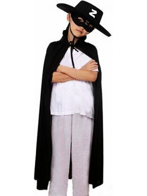 Gülcenin Dükkanı Çocuk Boy Zoro Pelerin + Şapka + Maske Kostüm Seti