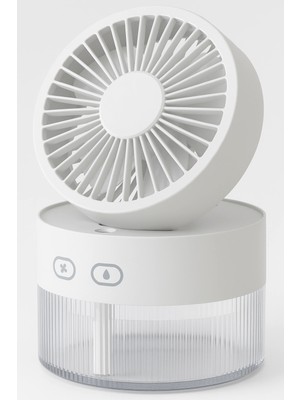 Starseven Su Spreyli Katlanır Başlıklı USB Mini Fan