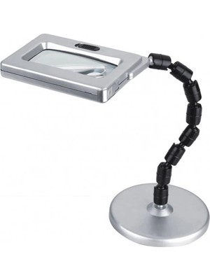 Starseven -Masa Üstü Akrobat 2.5X100X50.80X20 Mercekli Işıklı Büyüteç