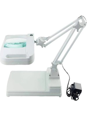 Starseven -5x 10X Büyüteç - LED Işıklı Süper Parlak Enerji Tasarruflu Masa Lambası LT-861